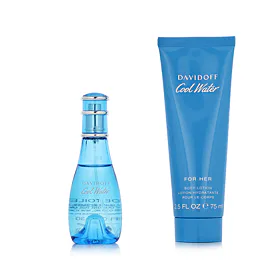 Davidoff Cool Water Zestaw Edt 30 ml + Mleczko do ciała 75 ml