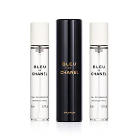 Chanel Bleu de Chanel Perfumy kieszonkowy spray do napełniania 20 ml + Perfumy wkład 2 x 20 ml M