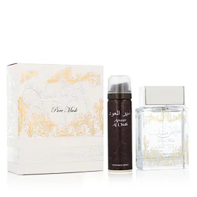 Lattafa Pure Musk Zestaw woda perfumowana 100 ml + dezodorant (losowy zapach od producenta) 50 ml