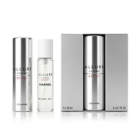Chanel Allure Homme Sport EDC do napełniania 20 ml + EDC wkład 2 x 20 ml M