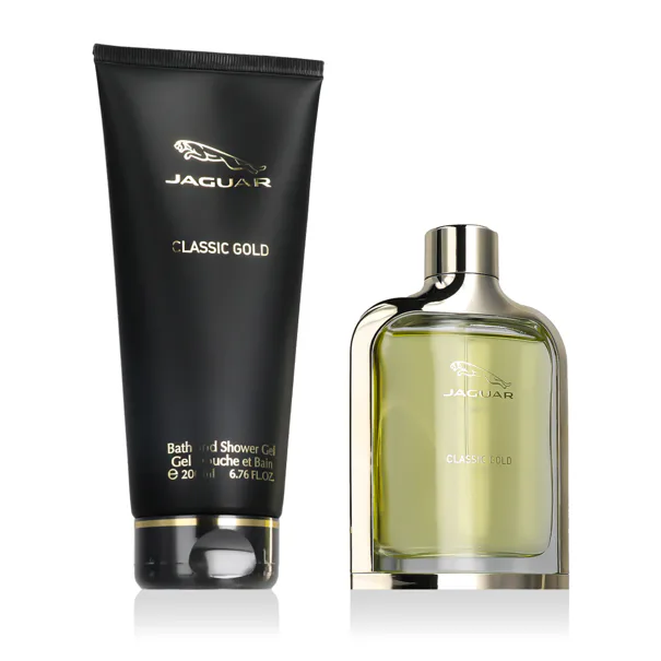 jaguar classic gold woda toaletowa 100 ml   zestaw  