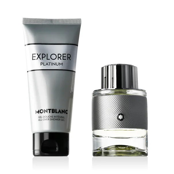 montblanc explorer platinum woda perfumowana 60 ml   zestaw  