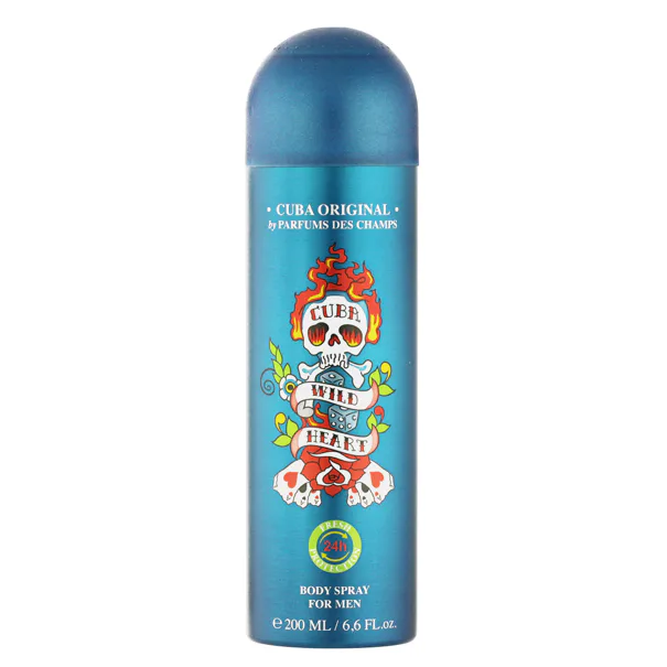 cuba cuba wild heart spray do ciała 200 ml     