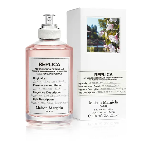 maison margiela springtime in a park