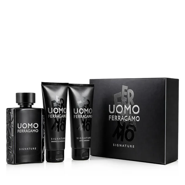 salvatore ferragamo uomo signature woda perfumowana 100 ml   zestaw  