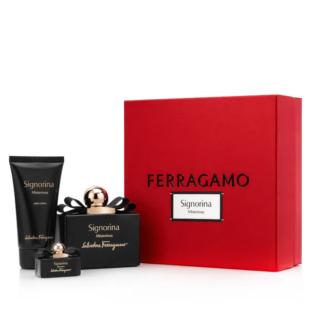 salvatore ferragamo signorina misteriosa woda perfumowana 100 ml   zestaw  