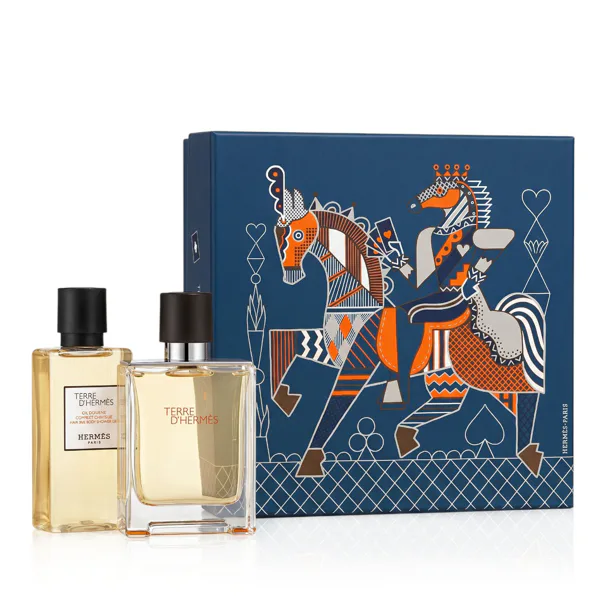 hermes terre d'hermes woda toaletowa 50 ml   zestaw  