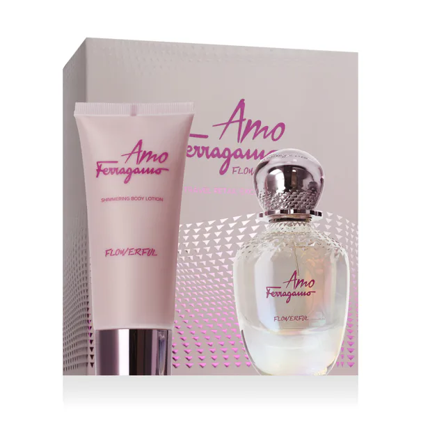 salvatore ferragamo amo ferragamo flowerful woda toaletowa 50 ml   zestaw  