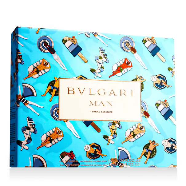 bvlgari bvlgari man terrae essence woda perfumowana 100 ml   zestaw  