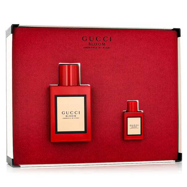 gucci bloom ambrosia di fiori woda perfumowana 55 ml   zestaw  