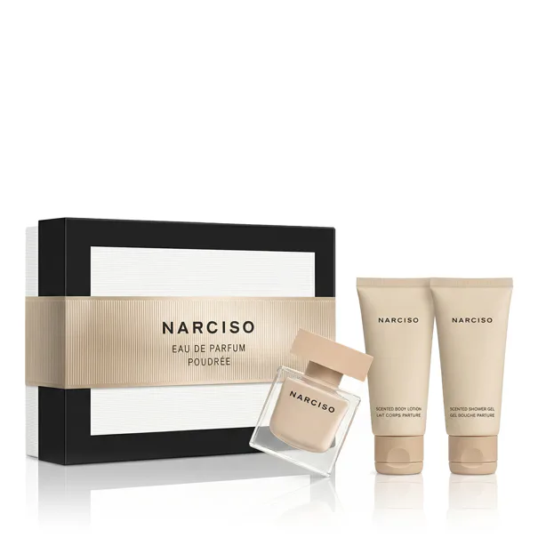 narciso rodriguez narciso poudree woda perfumowana 50 ml   zestaw  