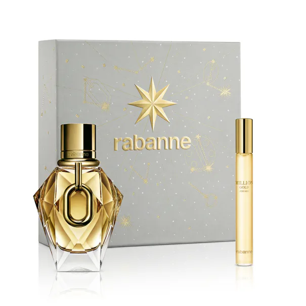 paco rabanne million gold for her woda perfumowana 50 ml   zestaw  